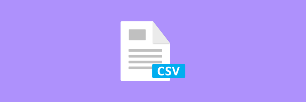 CSV files